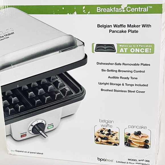 Cuisinart Belgian Waffle Maker WAF300 - Picture 5 of 9